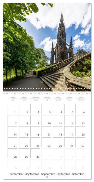 Produktbild: EDINBURGH History and urban idyll (Wall Calendar 2026 12 &times; 12 Inch) CALVENDO 12 Month Wall Calendar
