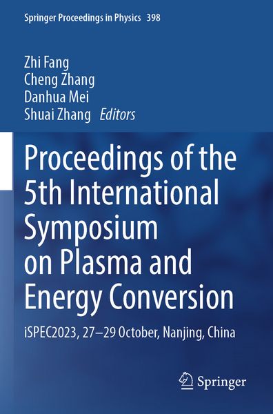 Produktbild: Proceedings of the 5th International Symposium on Plasma and Energy Conversion