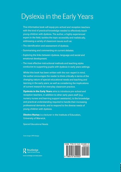Produktbild: Dyslexia in the Early Years