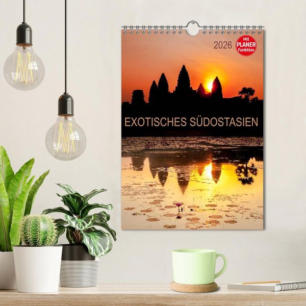 Produktbild: EXOTISCHES S&Uuml;DOSTASIEN - Planer 2026 (Wandkalender 2026 DIN A4 hoch), CALVENDO Monatskalender