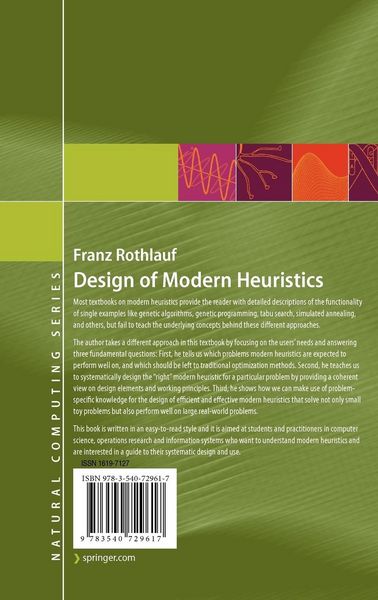 Produktbild: Design of Modern Heuristics
