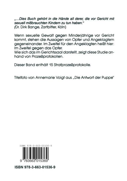 Produktbild: Sexueller Mi&szlig;brauch vor Gericht