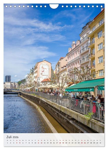 Produktbild: Karlsbad / Karlovy Vary - Heilbad im Westb&ouml;hmischen B&auml;derdreieck (Wandkalender 2026 DIN A4 hoch), CALVENDO Monatskalender
