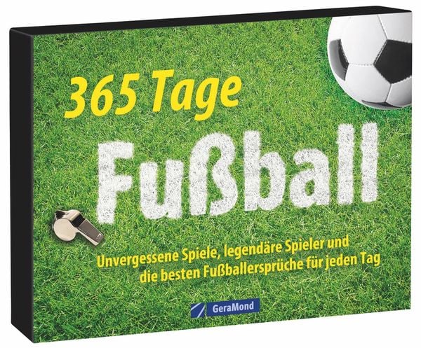 Produktbild: Tischaufsteller - 365 Tage Fu&szlig;ball