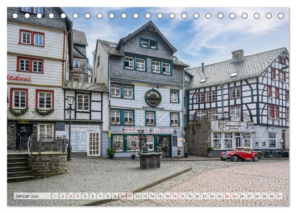 Produktbild: Monschau Impressionen (Tischkalender 2026 DIN A5 quer), CALVENDO Monatskalender