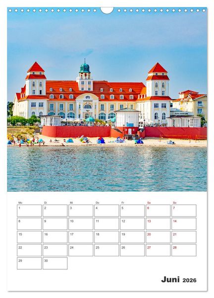Produktbild: R&uuml;gen - Terminplaner (Wandkalender 2026 DIN A3 hoch), CALVENDO Monatskalender