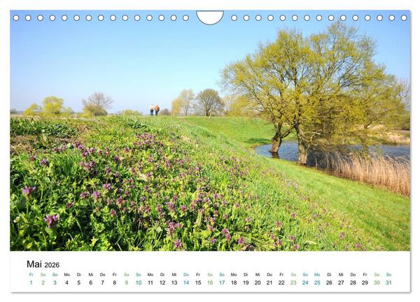 Produktbild: Entlang der sch&ouml;nen Elbe - Jerichow, Tangerm&uuml;nde und Havelberg (Wandkalender 2026 DIN A4 quer), CALVENDO Monatskalender