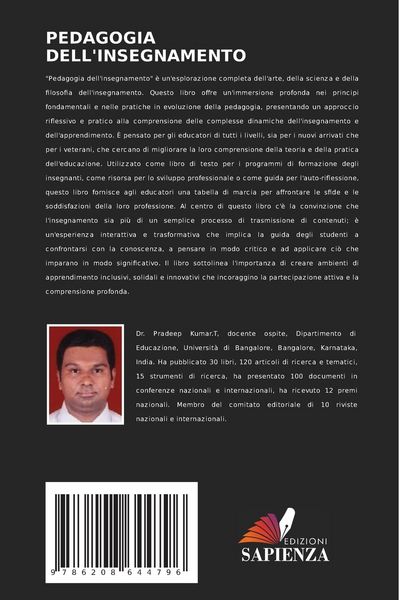 Produktbild: Pedagogia Dell'insegnamento
