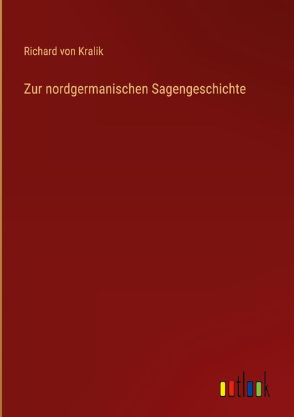 Produktbild: Zur nordgermanischen Sagengeschichte