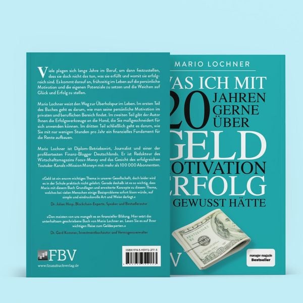 Produktbild: Was ich mit 20 Jahren gerne &uuml;ber Geld, Motivation, Erfolg gewusst h&auml;tte