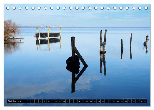 Produktbild: Steinhuder Meer, Momentaufnahmen von Christine Bienert (Tischkalender 2026 DIN A5 quer), CALVENDO Monatskalender