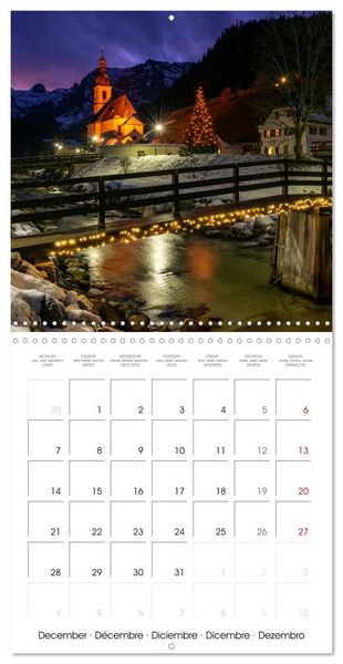 Produktbild: Berchtesgaden - Bavarian Alps, Lakes and Nature (Wall Calendar 2026 12 &times; 12 Inch) CALVENDO 12 Month Wall Calendar
