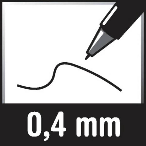Produktbild: Pilot Tintenrollermine 2261002 Rot 0.4mm dokumentenecht: Nein