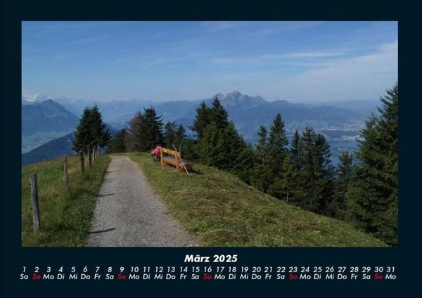 Produktbild: Wanderlust 2025 Fotokalender DIN A4