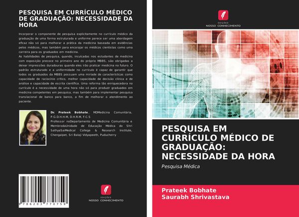 Produktbild: Pesquisa Em Curr&iacute;culo M&eacute;dico De Gradua&ccedil;&atilde;o: Necessidade Da Hora