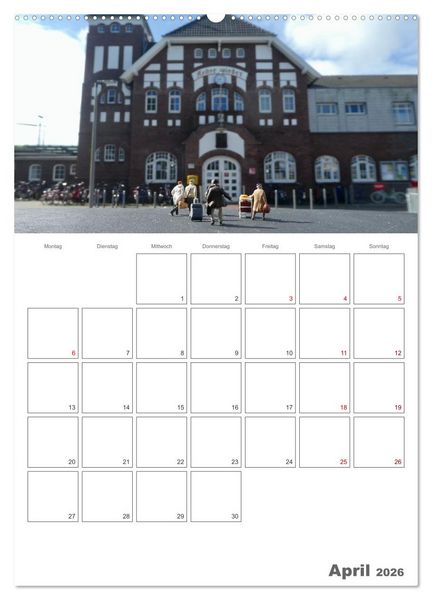 Produktbild: Wangerooge - Gl&uuml;cksort f&uuml;r Gro&szlig; und Klein (Wandkalender 2026 DIN A2 hoch), CALVENDO Monatskalender