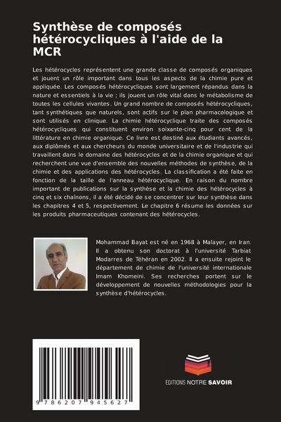 Produktbild: Synth&egrave;se de compos&eacute;s h&eacute;t&eacute;rocycliques &agrave; l'aide de la MCR