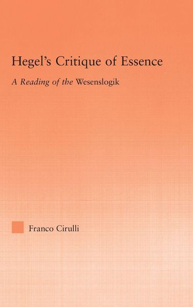 Produktbild: Hegel's Critique of Essence