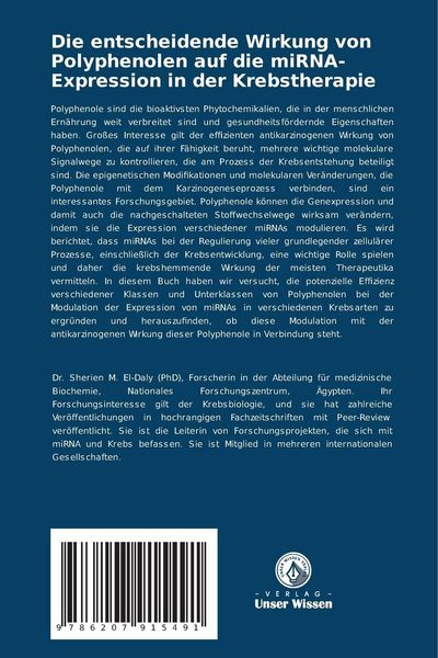 Produktbild: Die entscheidende Wirkung von Polyphenolen auf die miRNA-Expression in der Krebstherapie
