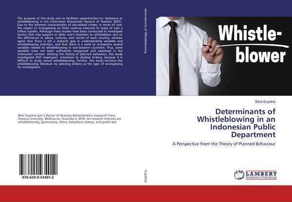 Produktbild: Determinants of Whistleblowing in an Indonesian Public Department