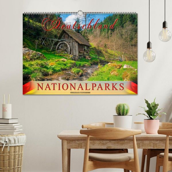 Produktbild: Deutschland - Nationalparks (Wandkalender 2026 DIN A2 quer), CALVENDO Monatskalender