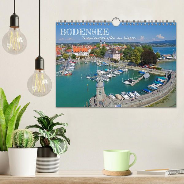 Produktbild: Bodensee - Traumlandschaften am Wasser (Wandkalender 2026 DIN A4 quer), CALVENDO Monatskalender