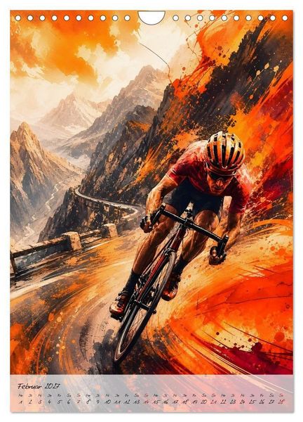 Produktbild: Herzschlag 180 - Wenn Rennradsport zur Kunst wird (Wandkalender 2027 DIN A4 hoch), CALVENDO Monatskalender