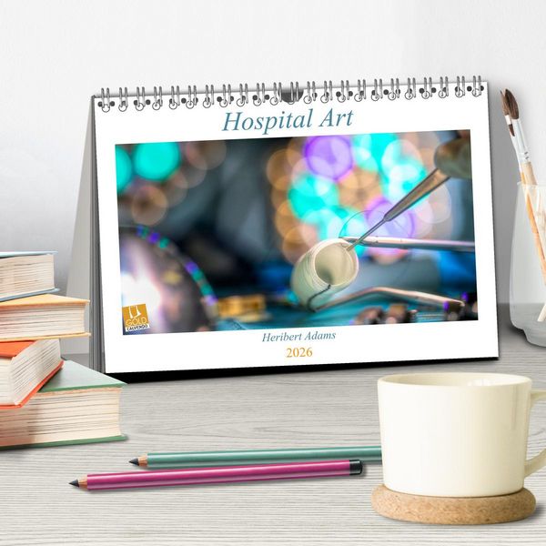 Produktbild: Hospital Art (Tischkalender 2026 DIN A5 quer), CALVENDO Monatskalender