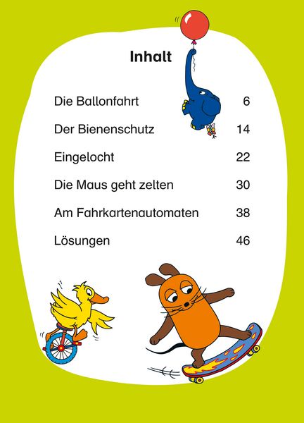Produktbild: Ich lese Bildergeschichten Die Maus: Abenteuer mit der Maus