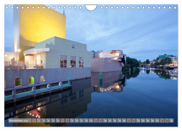 Produktbild: Hausbooturlaub Niederlande - Friesland und Groningen (Wandkalender 2026 DIN A4 quer), CALVENDO Monatskalender