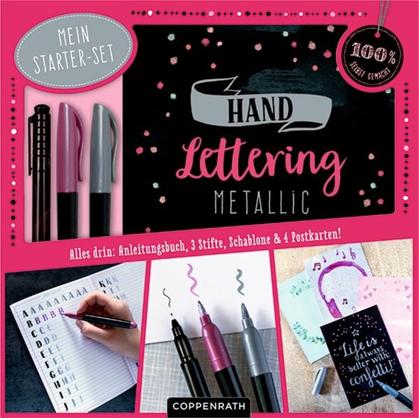Produktbild: Mein Handlettering Metallic Starter-Set