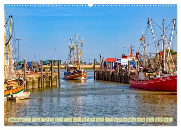 Produktbild: Reise an die Nordsee - Neuharlingersiel (hochwertiger Premium Wandkalender 2026 DIN A2 quer), Kunstdruck in Hochglanz
