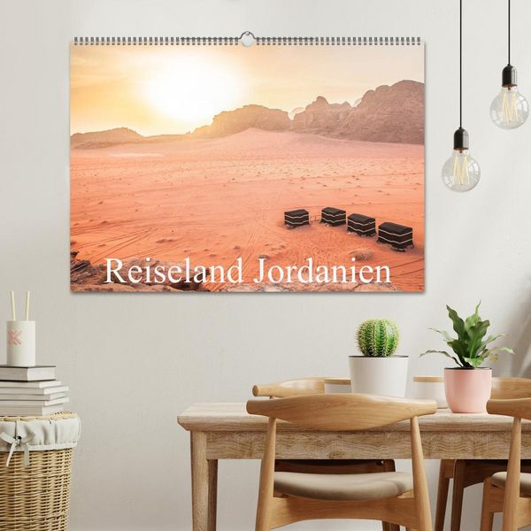 Produktbild: Reiseland Jordanien (Wandkalender 2026 DIN A2 quer), CALVENDO Monatskalender