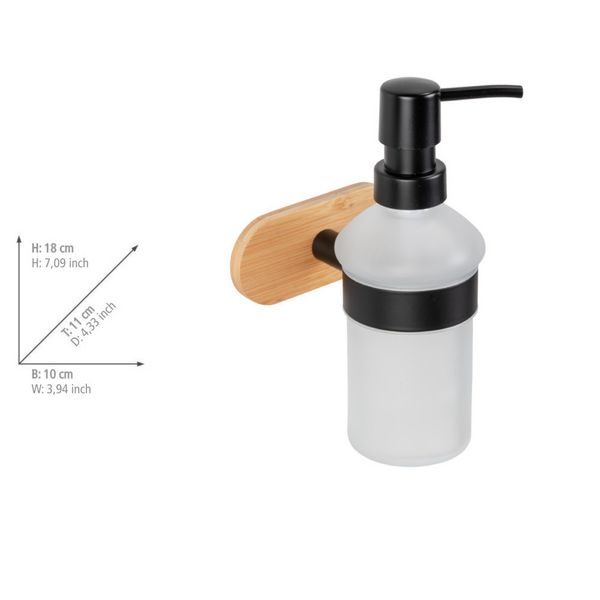 Produktbild: Turbo-Loc&reg; Seifenspender Mod. Orea Bamboo, Befestigen ohne bohren