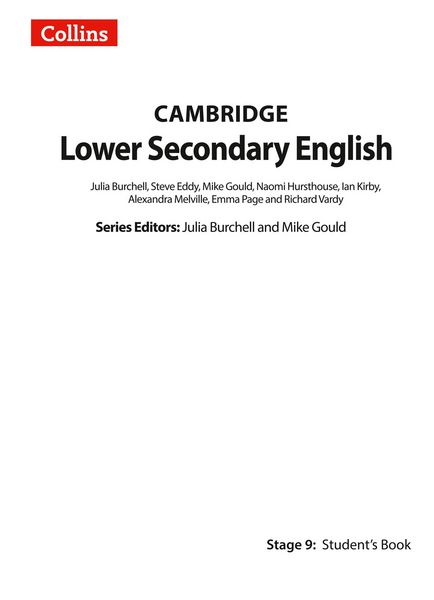 Produktbild: Lower Secondary English Student's Book: Stage 9