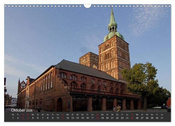 Produktbild: Stralsund. Das Tor zur Insel R&uuml;gen (Wandkalender 2026 DIN A3 quer), CALVENDO Monatskalender