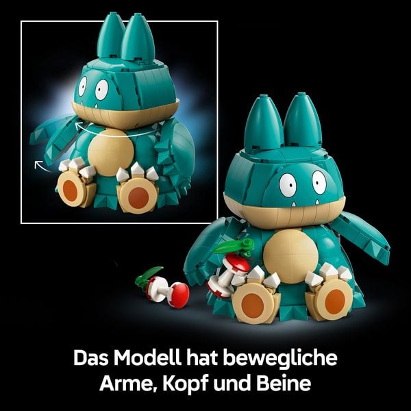 Produktbild: LEGO Pok&eacute;mon Mampfaxo Modellbau - Figur zum Sammeln & als Deko 72150