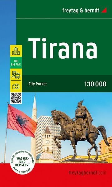 Freytag & berndt Innenstadtplan Tirana 1:10.000, Sonstige von , KOMPASS freytag und berndt, 978-3-7079-2424-4