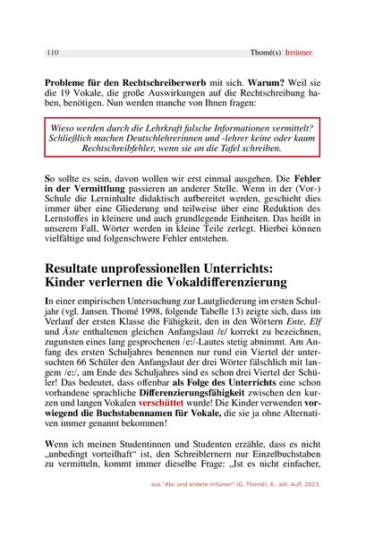 Produktbild: Abc und andere Irrt&uuml;mer &uuml;ber Orthographie, Rechtschreiben, LRS/Legasthenie