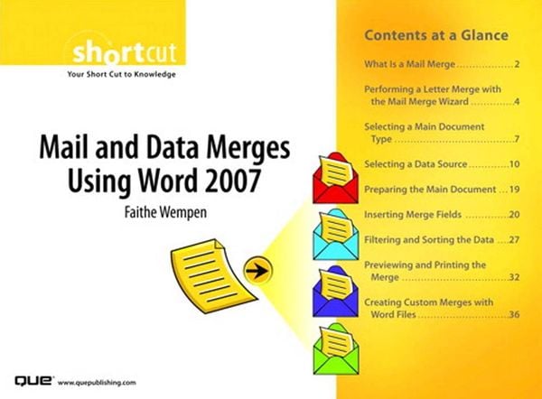 Produktbild: Mail and Data Merges Using Word 2007 (Digital Short Cut)