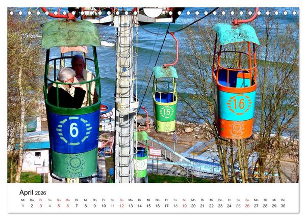 Produktbild: Rauschen-Swetlogorsk - Russlands Sotschi des Nordens (Wandkalender 2026 DIN A4 quer), CALVENDO Monatskalender