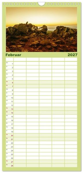 Produktbild: Familienplaner 2027 - Der Harz einfach magisch mit 5 Spalten (Wandkalender, 21 x 45 cm) CALVENDO