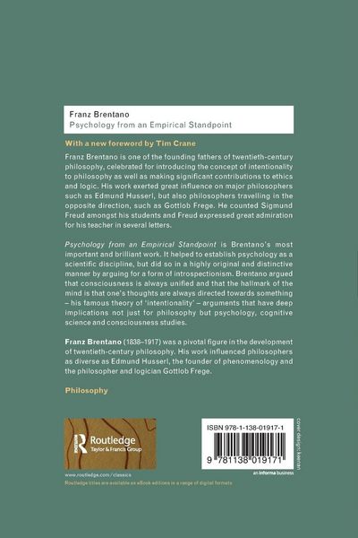 Produktbild: Psychology from An Empirical Standpoint