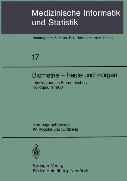 Produktbild: Biometrie &mdash; heute und morgen