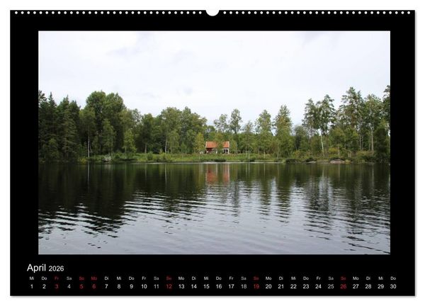 Produktbild: Schweden 2026 (Wandkalender 2026 DIN A2 quer), CALVENDO Monatskalender
