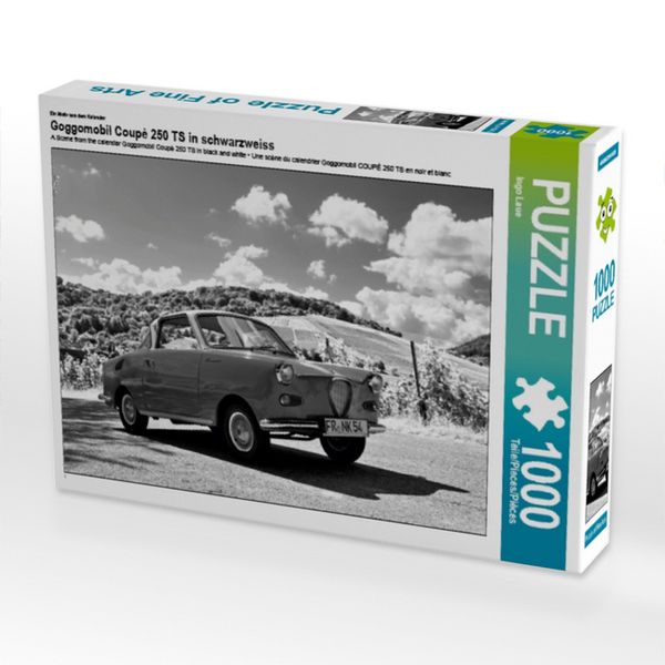 Produktbild: Ein Motiv aus dem Kalender Goggomobil Coup&egrave; 250 TS in schwarzweiss (Puzzle)