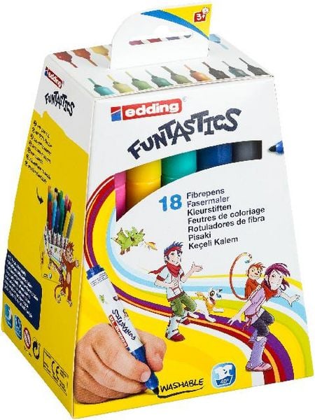 Produktbild: Edding 14 Funtastics Fasermaler sortiert 18St Set