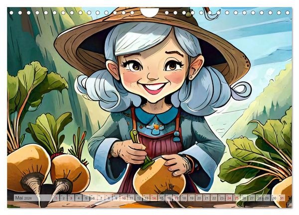 Produktbild: Kinderlieder - In Bildern (Wandkalender 2026 DIN A4 quer), CALVENDO Monatskalender