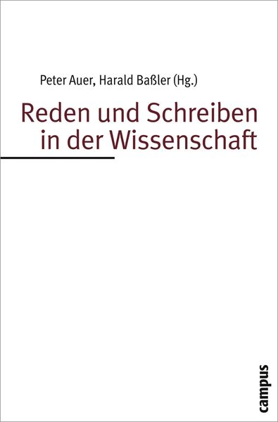 Produktbild: Reden und Schreiben in der Wissenschaft