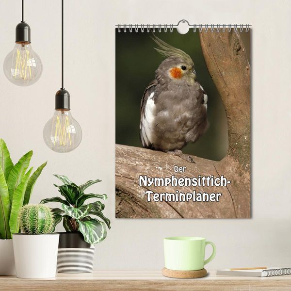 Produktbild: Der Nymphensittich-Terminplaner (Wandkalender 2026 DIN A4 hoch), CALVENDO Monatskalender
